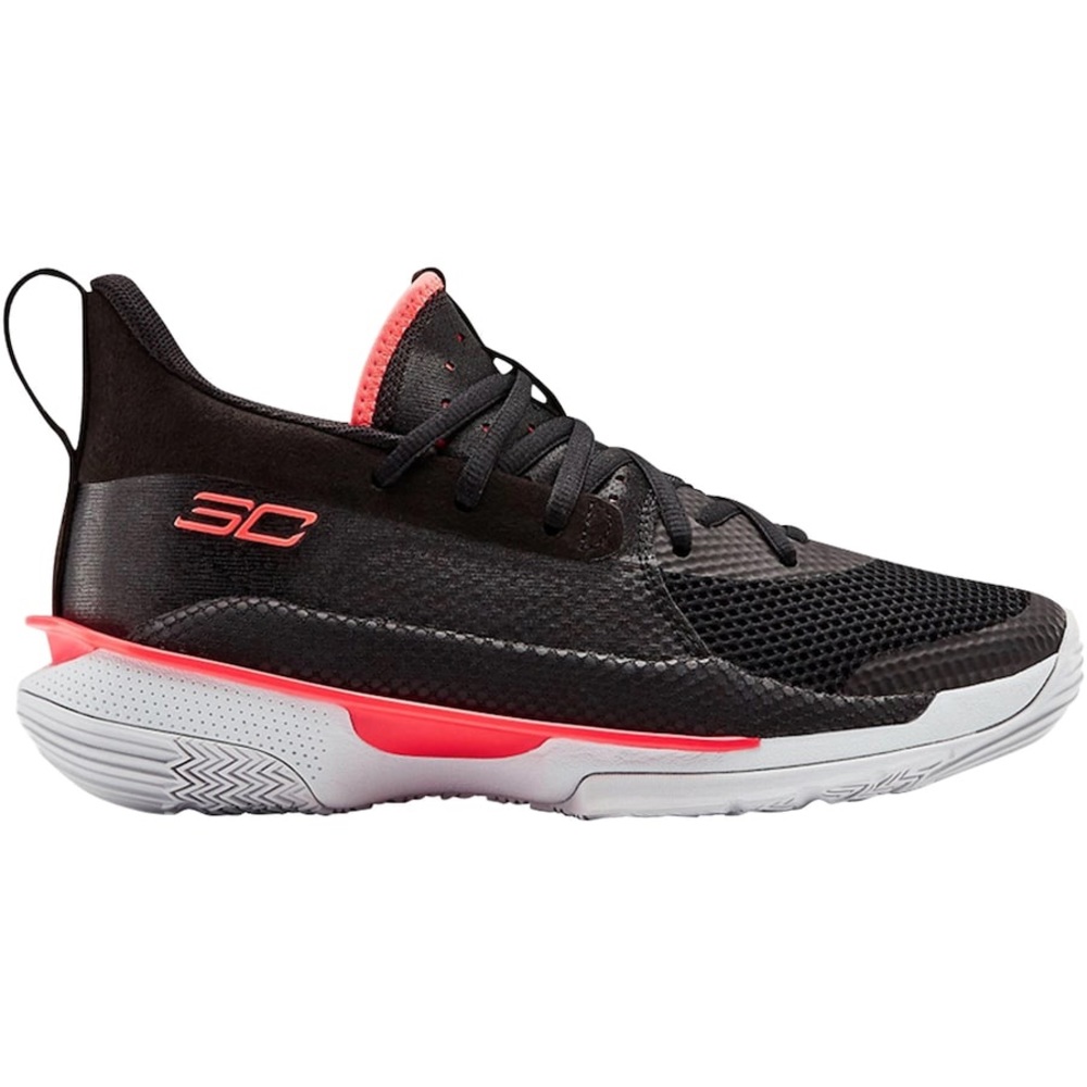 Curry 7 Black and orange basketball shoes/sneakers in great condition